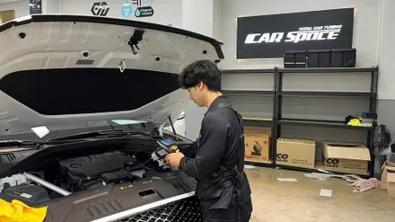 GV70 화이트 신차검수 재도장여부는 도막측정기로 점검해보세요 / 서울 구로 영등포
