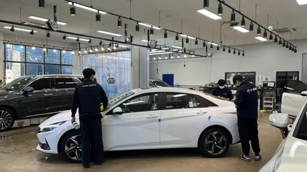 아반떼 CN7 아틀라스 화이트, 컬러부터 컨디션까지 좋았던 현장 / 서울 구로 영등포