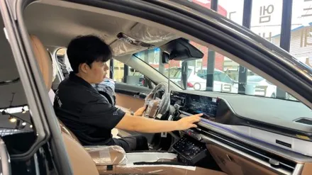 그랜저 블랙펄 신차검수 현장에선 어떤일이? / 서울 구로 영등포
