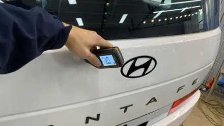 싼타페 하이브리드 신형 신차검수 운전석 2열 시트주름 ! / 서울 구로 영등포