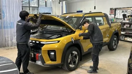 무쏘 EV 첫입고! 블레이징 골드 실물 후기부터 신차검수까지 / 서울 구로 영등포