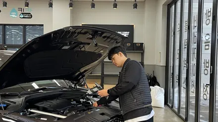 영롱함을 가진 GV70 비크블랙 신차검수 현장 / 서울 구로 영등포