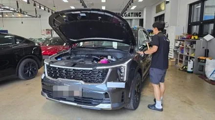 쏘렌토 하이브리드 인터스텔라 그레이 신차검수는 어땠을까?! / 서울 구로 영등포