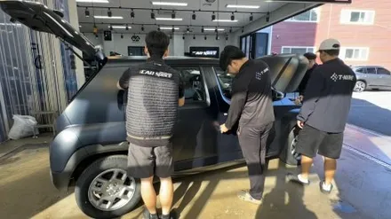 캐스퍼 일렉트릭 더스크블루매트 신차검수 후 안전하게 인수하기! / 서울 구로 영등포