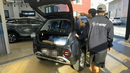 캐스퍼 일렉트릭 더스크블루매트 신차검수 후 안전하게 인수하기! / 서울 구로 영등포