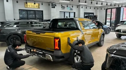무쏘 EV 첫입고! 블레이징 골드 실물 후기부터 신차검수까지 / 서울 구로 영등포