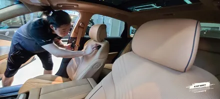 제네시스 G80 테즈먼블루 신차패키지로 반사 썬팅을? / 서울 구로 영등포
