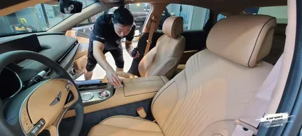 제네시스 G80 테즈먼블루 신차패키지로 반사 썬팅을? / 서울 구로 영등포