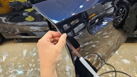 BMW 5시리즈 카본블랙 신차패키지 현장에선? / 서울 구로 영등포