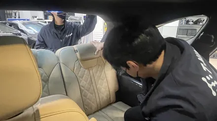 구로 카스페이스 본사의 전문 검수 기기를 활용한 쏘렌토 신차검수 / 서울 구로 영등포
