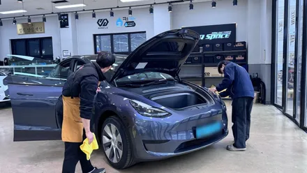 모델Y 미드나잇실버 신차검수 도장면, 실내 등 품질 이상 무!! / 서울 구로 영등포