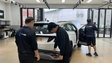 투싼 하이브리드 크리미화이트펄 신차검수 맛집! / 서울 구로 영등포