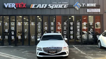 G80 우유니 화이트 페이스리프트 신차패키지 PPF, 썬팅 시공현장 / 서울 구로 영등포