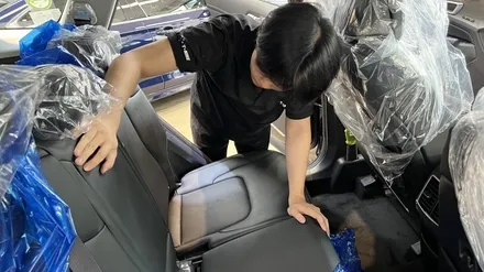 스포티지 그레비티그레이 신차검수 운전석 시트 주름이?? / 서울 구로 영등포