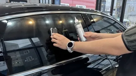 G80 비크블랙, 레이노s9 45% 밝은 썬팅과 4WD 엠블럼부착! / 서울 구로 영등포