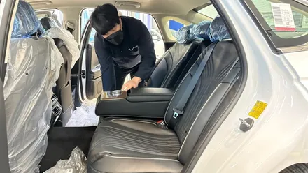 제네시스 G80 우유니 화이트 신차검수, 카스페이스 본사니까 / 서울 구로 영등포