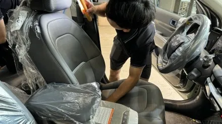 실물이 너무 예뻤던 EV3 어벤처린 그린 입고 모습 / 서울 구로 영등포