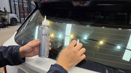쏘렌토 화이트 신차패키지, 루마버텍스 매버릭MK 차량선팅 해봤어요! / 서울 구로 영등포