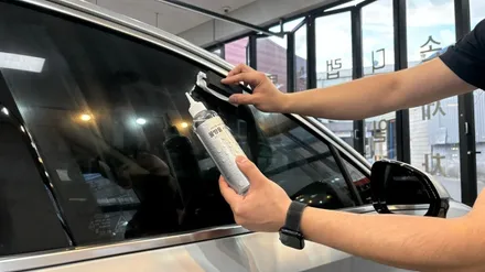 수정후 재입고된 쏘나타 무광 에어로실버매트 신차패키지 시공후기 / 서울 구로 영등포