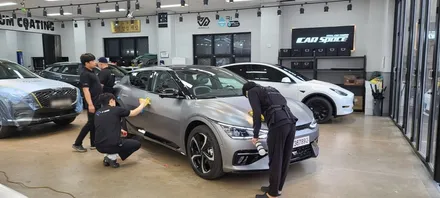 신중했던 EV6 문스케이프 매트 그레이 신차검수 / 서울 구로 영등포