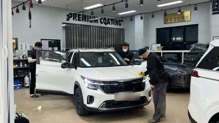셀토스 화이트 신차검수, 도막 측정부터 열선 기능 체크까지? / 서울 구로 영등포