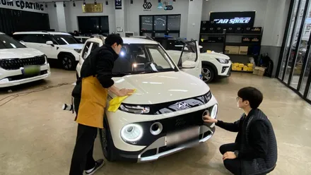 언블리치드 아이보리 캐스퍼 신차검수 양품이였네요! / 서울 구로 영등포