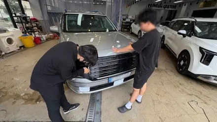 팰리세이드 쉬머링 실버 메탈릭 실제 컬러는 / 서울 구로 영등포