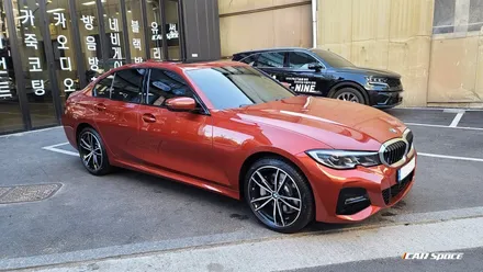 BMW 3시리즈 선셋오렌지에 추천하는 비반사 썬팅 / 서울 구로 영등포
