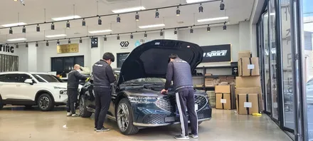 제네시스 G90 테즈먼블루, 반가운 모습 당장 보여드려야죠 / 서울 구로 영등포
