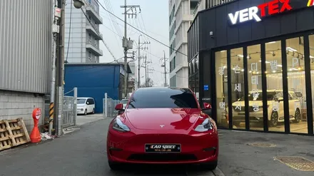 테슬라 모델Y 레드 틴팅하니 눈에 확 튀어 / 서울 구로 영등포