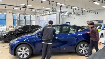 테슬라 모델Y 딥블루 신차검수와 신차패키지 한 번에 할 수 있는 곳! / 서울 구로 영등포