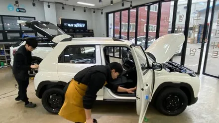 언블리치드 아이보리 캐스퍼 신차검수 양품이였네요! / 서울 구로 영등포