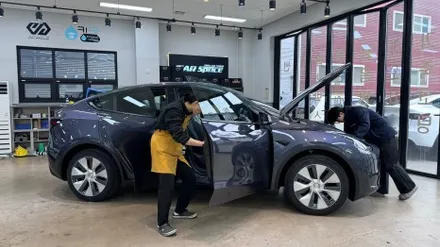 모델Y 미드나잇실버 신차검수 도장면, 실내 등 품질 이상 무!! / 서울 구로 영등포