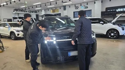 싼타페 운전석 2열 휠하우스 몰딩 하자? 신차검수가 중요한 이유 / 서울 구로 영등포