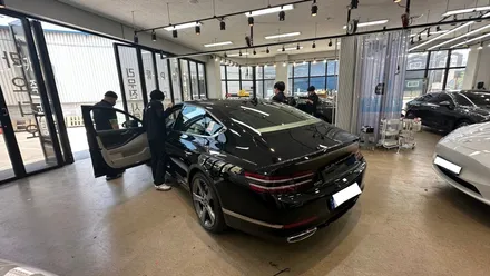 G80 비크블랙 신차검수, 믿고 맡길 수 있는 카스페이스에서 / 서울 구로 영등포