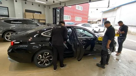 쏘나타 신차검수 다행히 양품으로 입고되었죠!! / 서울 구로 영등포