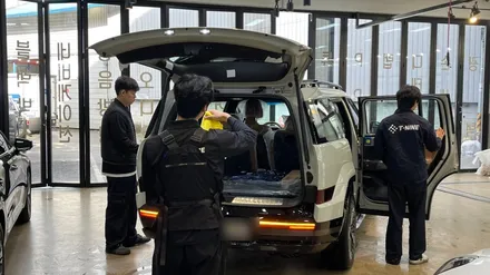 카스페이스 구로점에서 시작해본 싼타페 신차검수 / 서울 구로 영등포