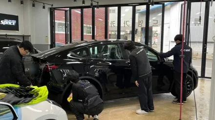 구로 테슬라 전문 시공샵 카스페이스에서 모델Y 블랙 신차검수 / 서울 구로 영등포