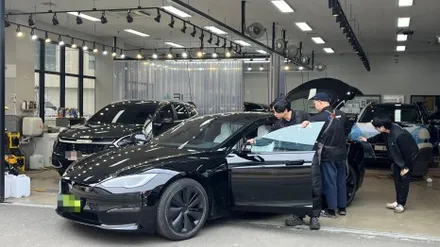 시크한 매력의 모델S 블랙 신차검수 결과는 ?! / 서울 구로 영등포