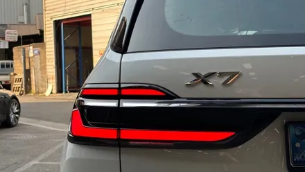 bmw X7 신차검수 중 사이드스텝 찍힘, 유리기스 발견! / 서울 구로 영등포