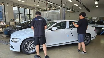 G80 신차검수 도막두께, 열선기능 측정 결과는! / 서울 구로 영등포