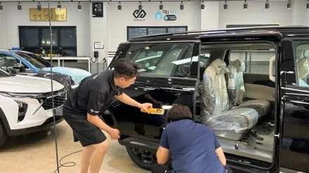 카니발 오로라 블랙 펄 전문 기기로 신차검수 진행한 결과는? / 서울 구로 영등포