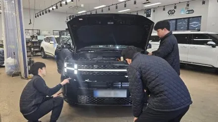 싼타페 운전석 2열 휠하우스 몰딩 하자? 신차검수가 중요한 이유 / 서울 구로 영등포