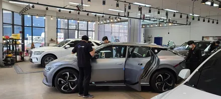 신중했던 EV6 문스케이프 매트 그레이 신차검수 / 서울 구로 영등포