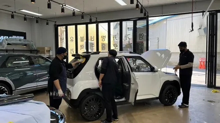 캐스퍼 화이트 신차검수 디테일한 검수는 필수이기에! / 서울 구로 영등포
