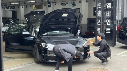 시크한 매력의 모델S 블랙 신차검수 결과는 ?! / 서울 구로 영등포