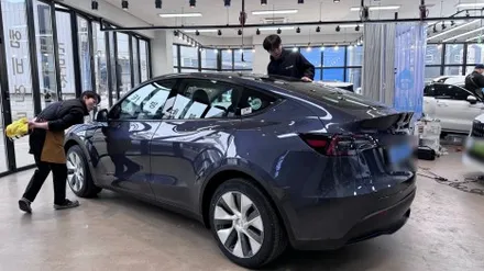 모델Y 미드나잇실버 신차검수 도장면, 실내 등 품질 이상 무!! / 서울 구로 영등포