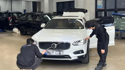 볼보 V90 크로스컨트리  신차검수 3곳에서 하자가? / 서울 구로 영등포