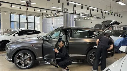 2024년 GV80 마칼루그레이 무광 신차검수 실물 짱 / 서울 구로 영등포