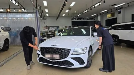 G80 스포츠 우유니 화이트 신차검수! 안전한 주행을 위한 첫걸음 / 서울 구로 영등포
